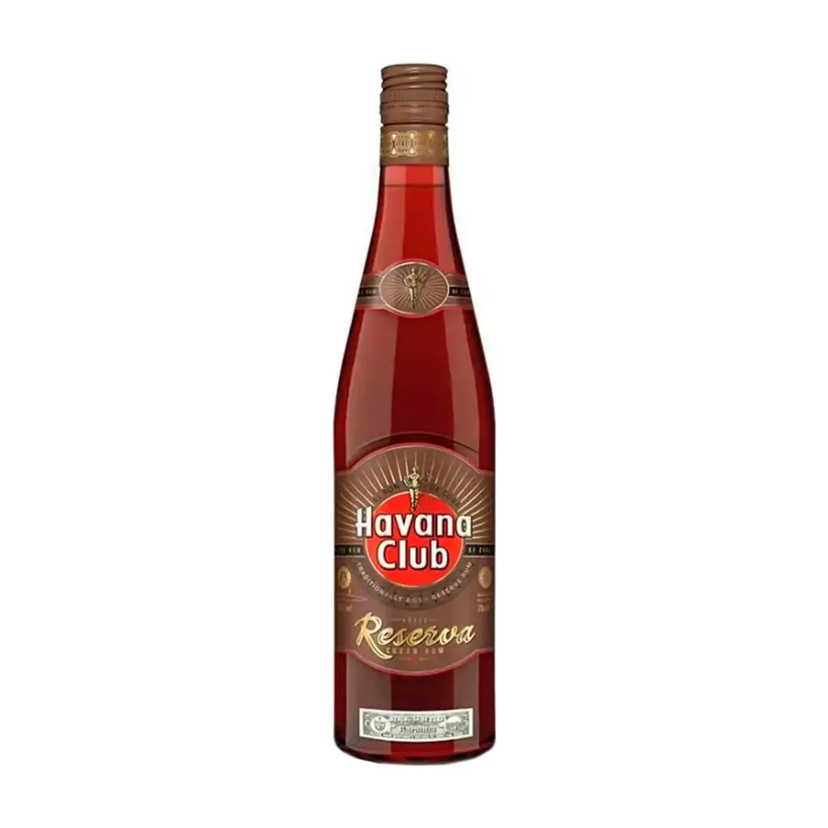 Botella de ron añejo reserva 40 % vol Havana Club (700 ml) - Miniatura 1