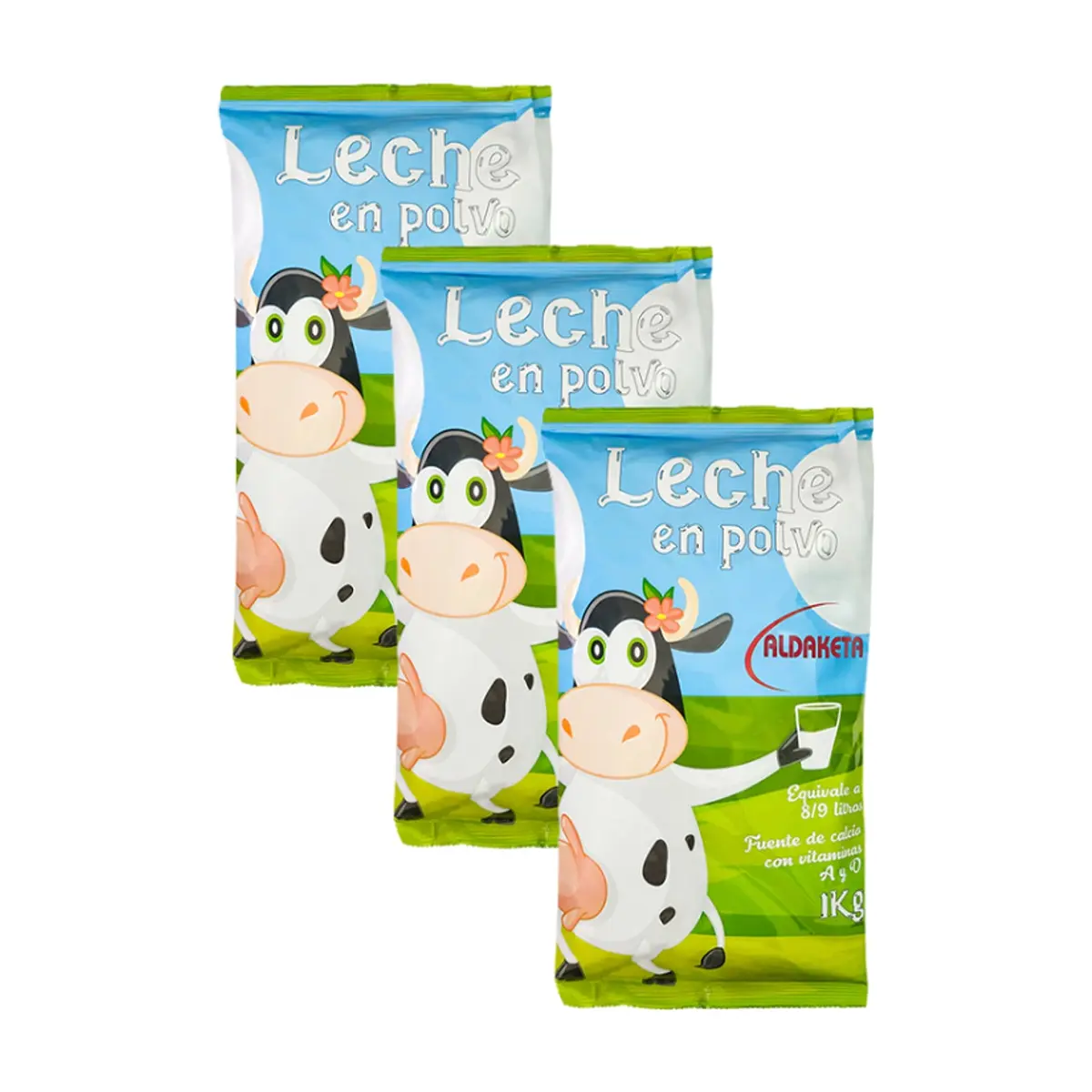 Leche en polvo (3 x 1 Kg)