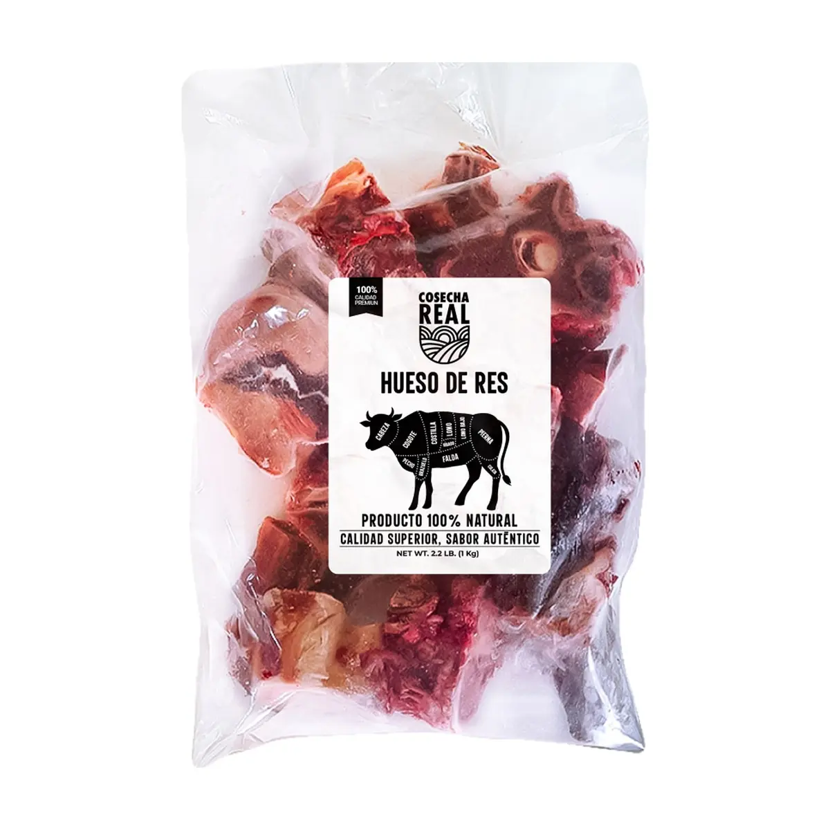 Hueso de res Cosecha Real (1 kg / 2.2 lb) - Miniatura 2