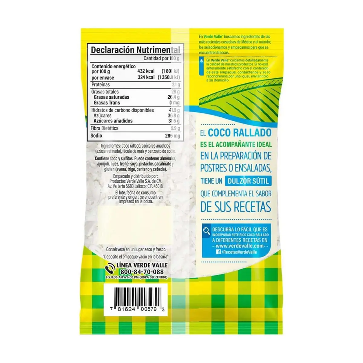 Coco rallado Verde Valle (100 g / 3.53 oz) - Thumbnail 2