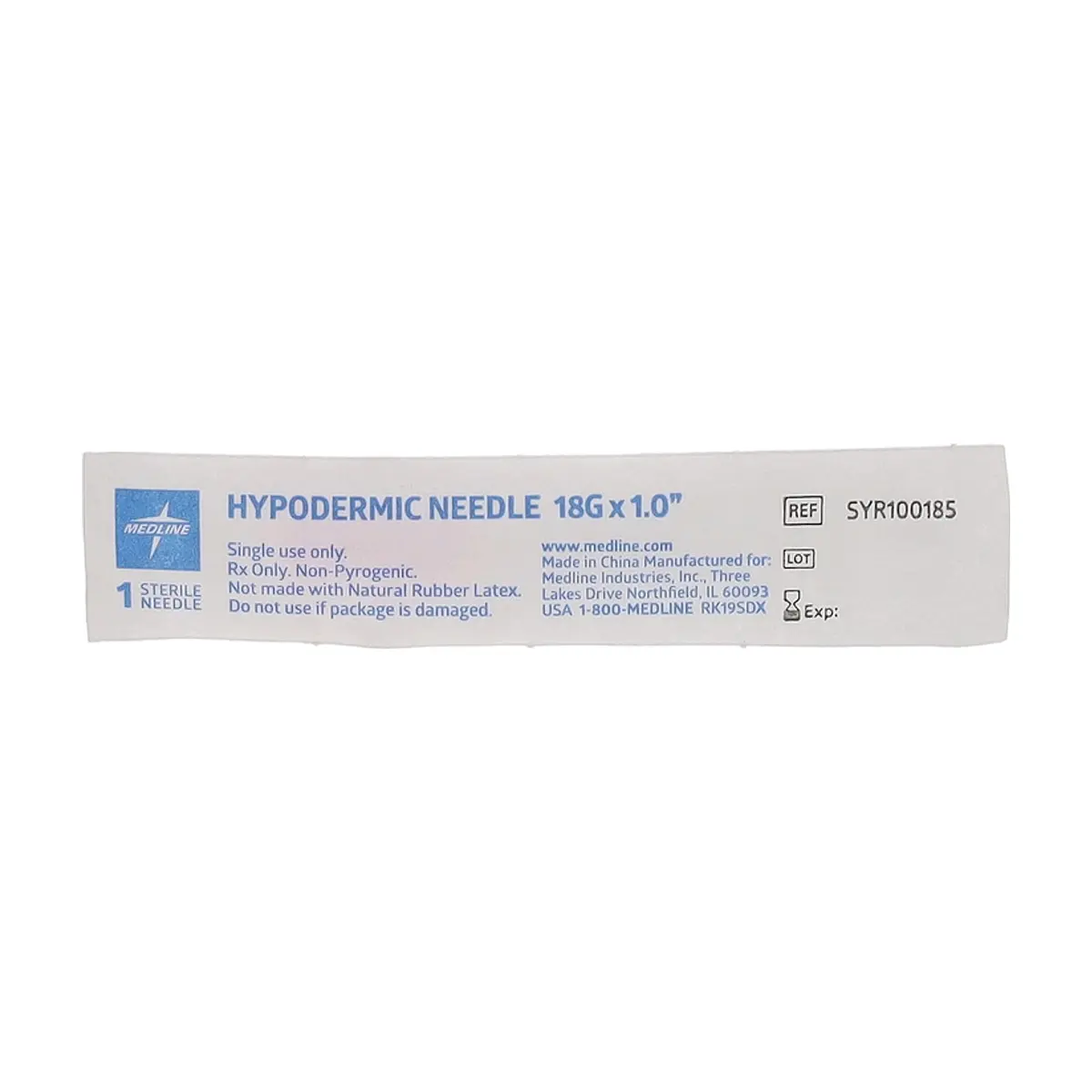 Aguja hipodérmica para inyección 18 g / 1.0" Medline - Thumbnail 6