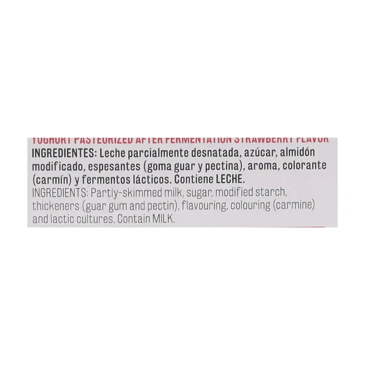Yogurt pasteurizado de fresa azucarado Vima Foods (400 g / 14.11 oz) - Miniatura 3