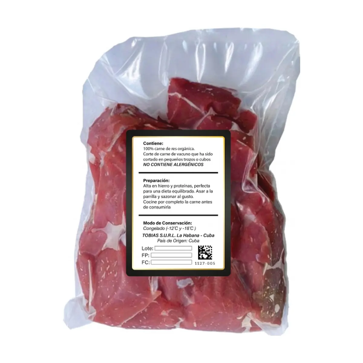 Carne de res troceada (1 kg / 2.2 lb) - Miniatura 4