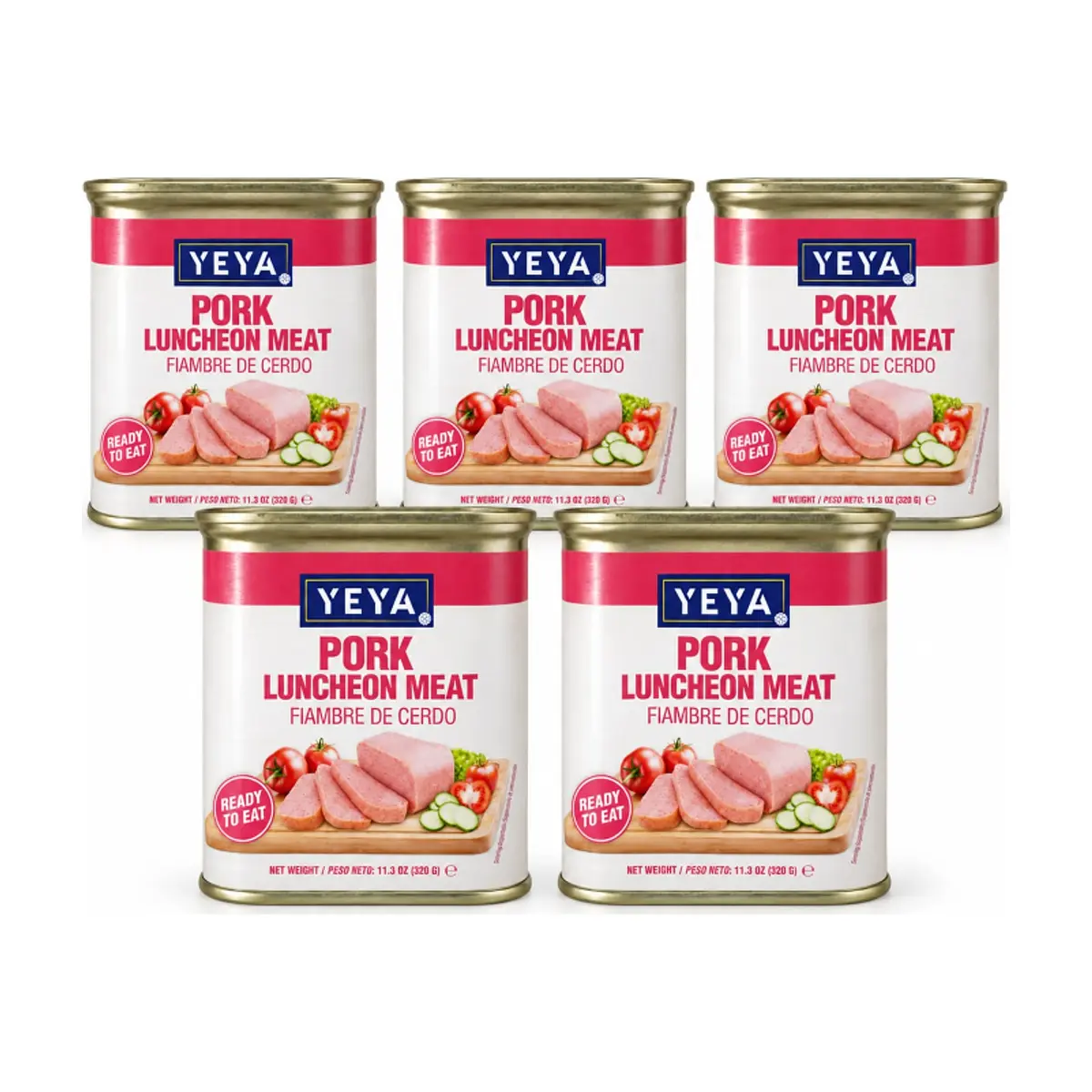 Fiambre de cerdo - spam- YEYA (5 x 320 g / 11.3 oz)