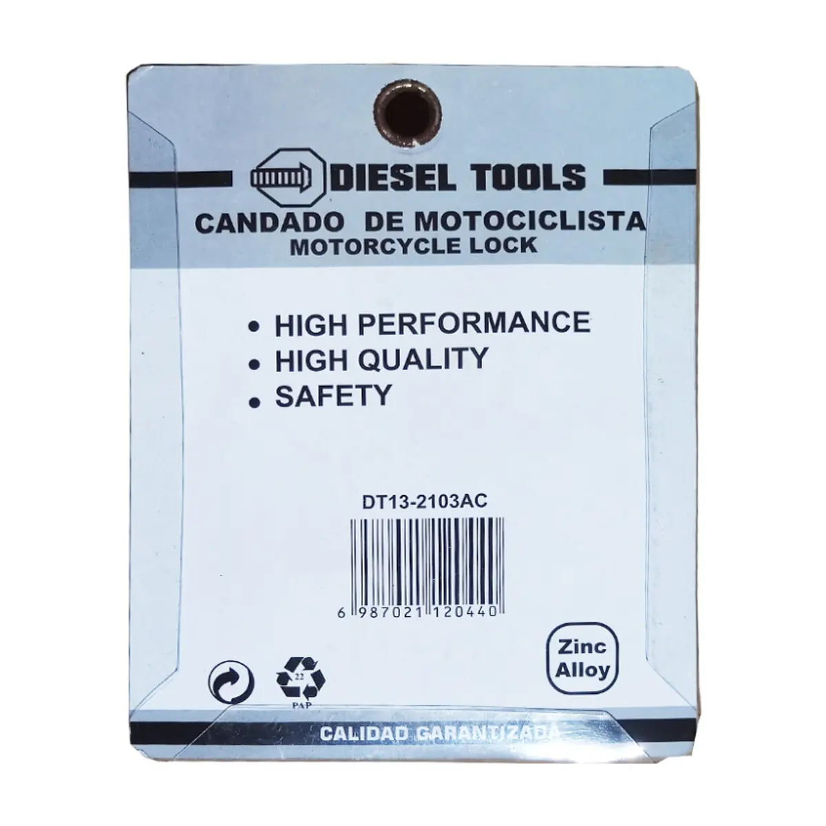Candado de seguridad para moto Diesel Tools - Thumbnail 7