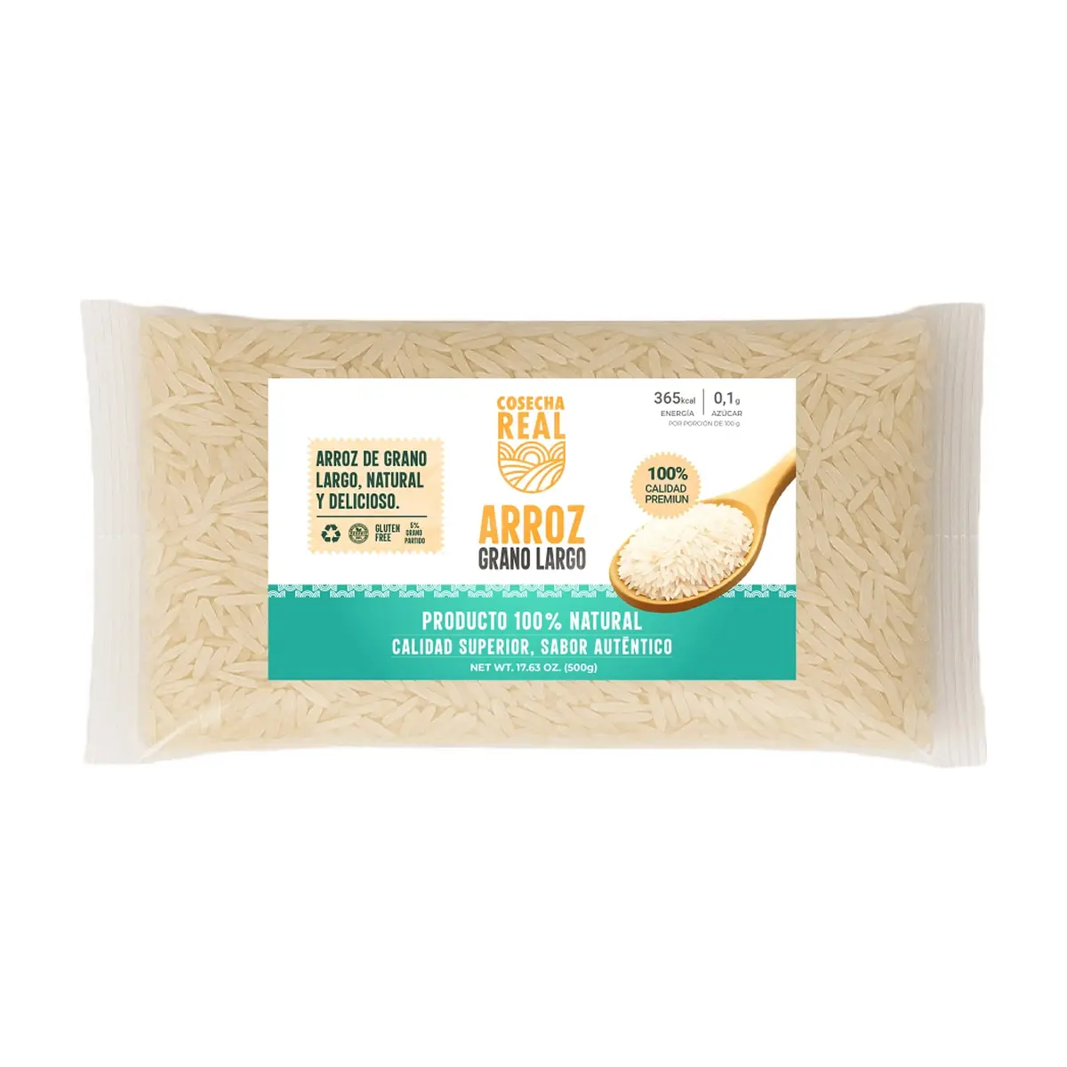 Arroz de grano largo Cosecha Real (500 g / 1.1 lb)