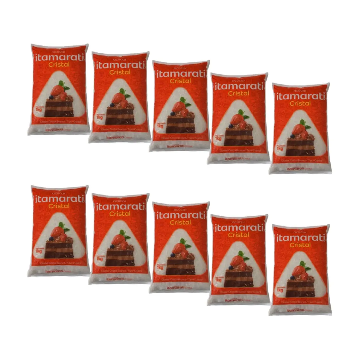 Azúcar blanca cristal Itamarati (10 x 1 kg / 2.2 lb)