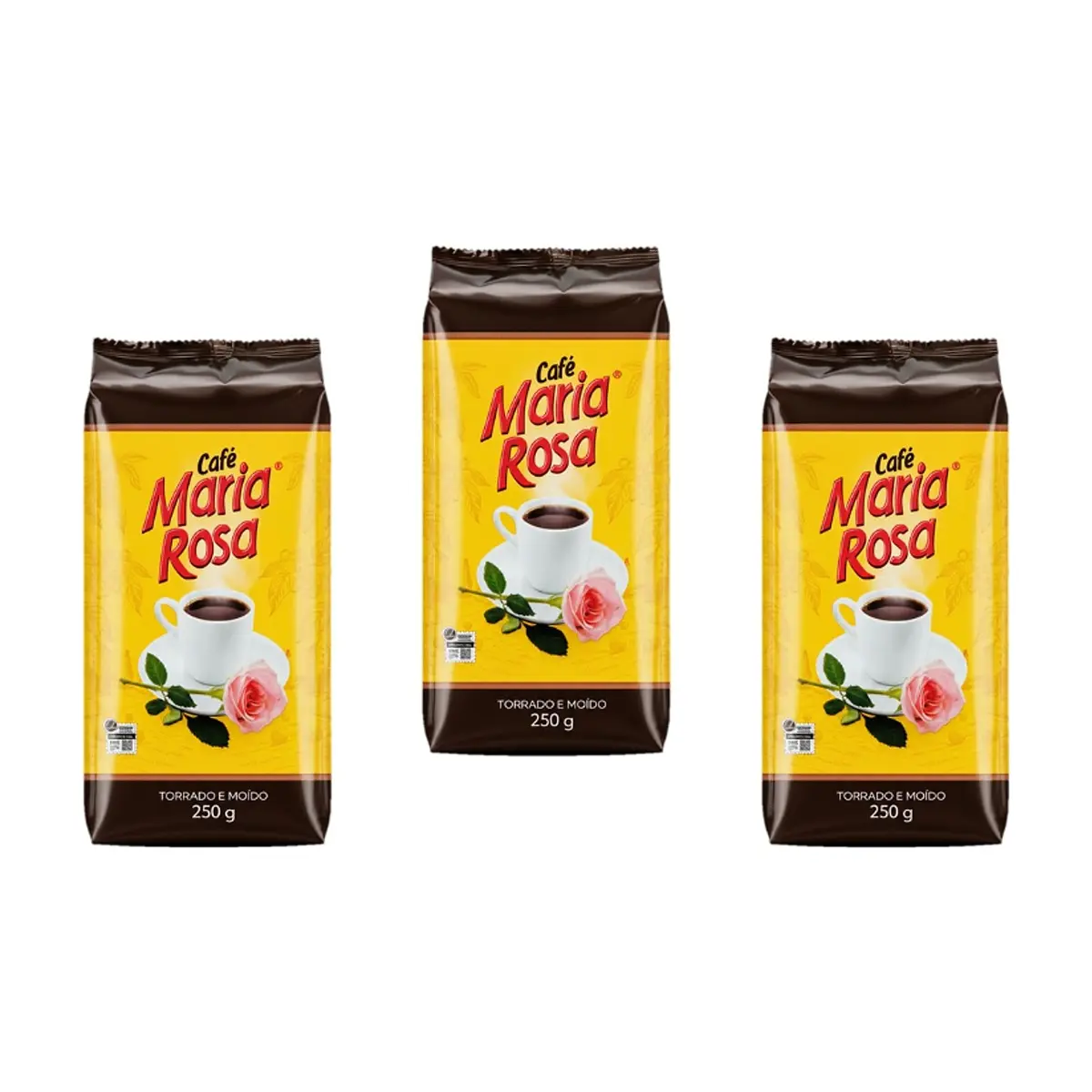 Café tostado y molido Maria Rosa (3 x 250 g / 8.81 oz)