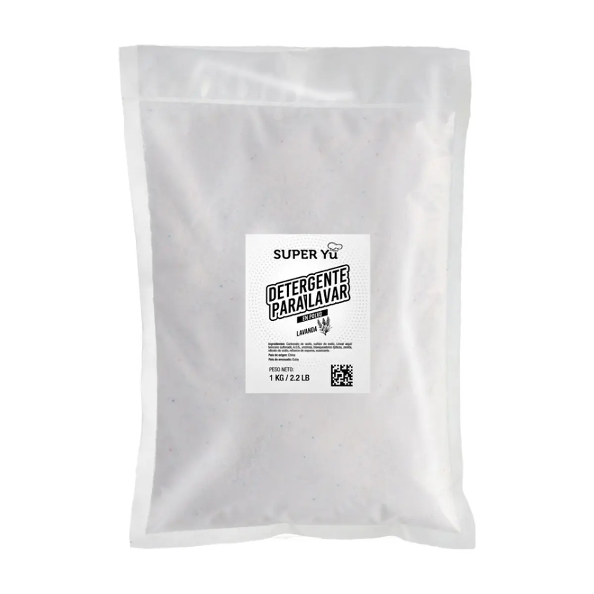 Detergente en polvo con aroma a lavanda Super Yu (3 x 1 kg / 2.2 lb) - Thumbnail 5