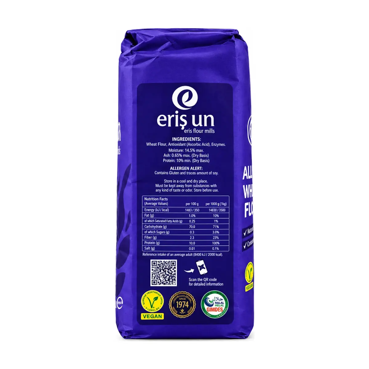 Harina de trigo todo uso Eris Un (1 kg / 2.2 lb) - Thumbnail 3
