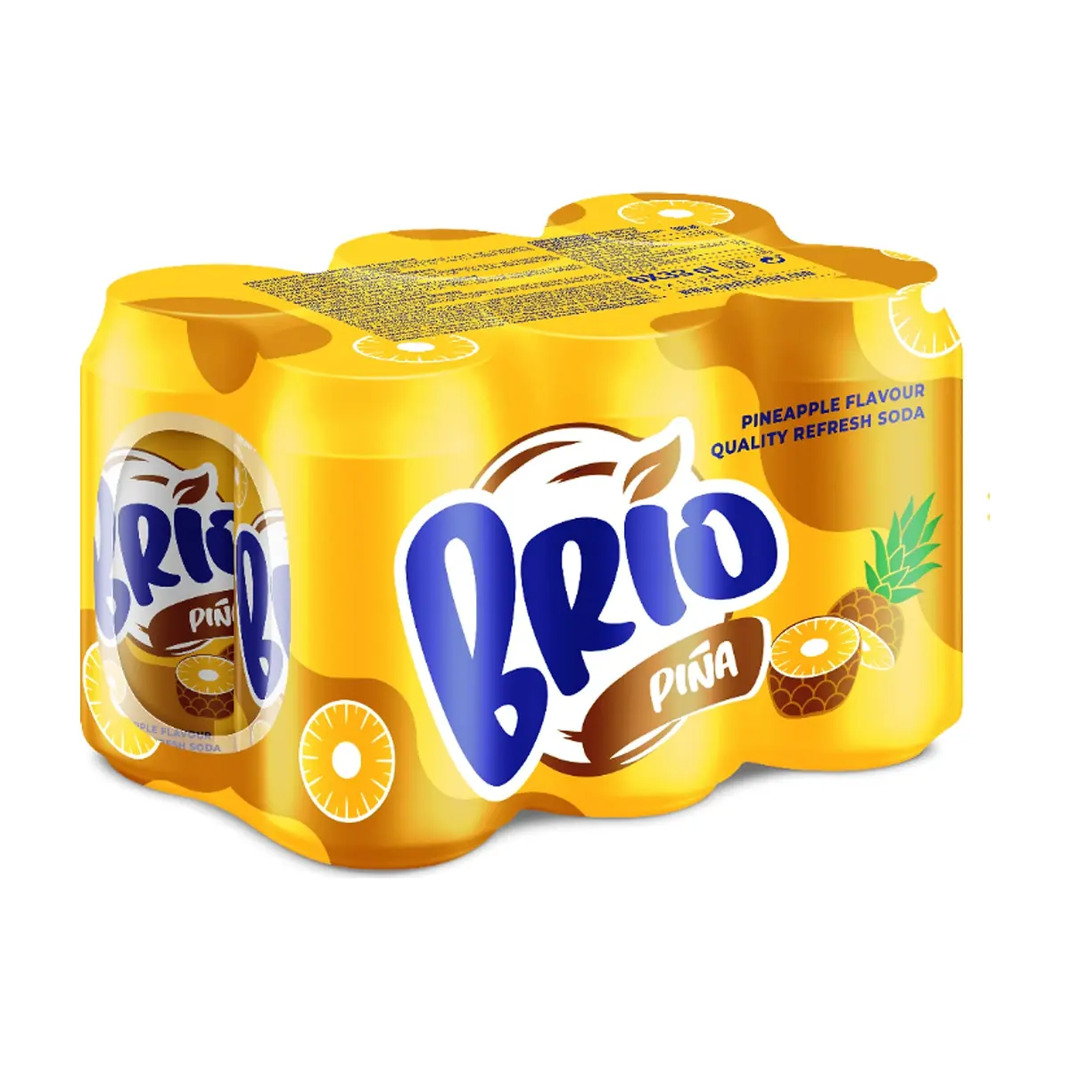 Refresco de piña Brio (6 x 330 ml) - Miniatura 1