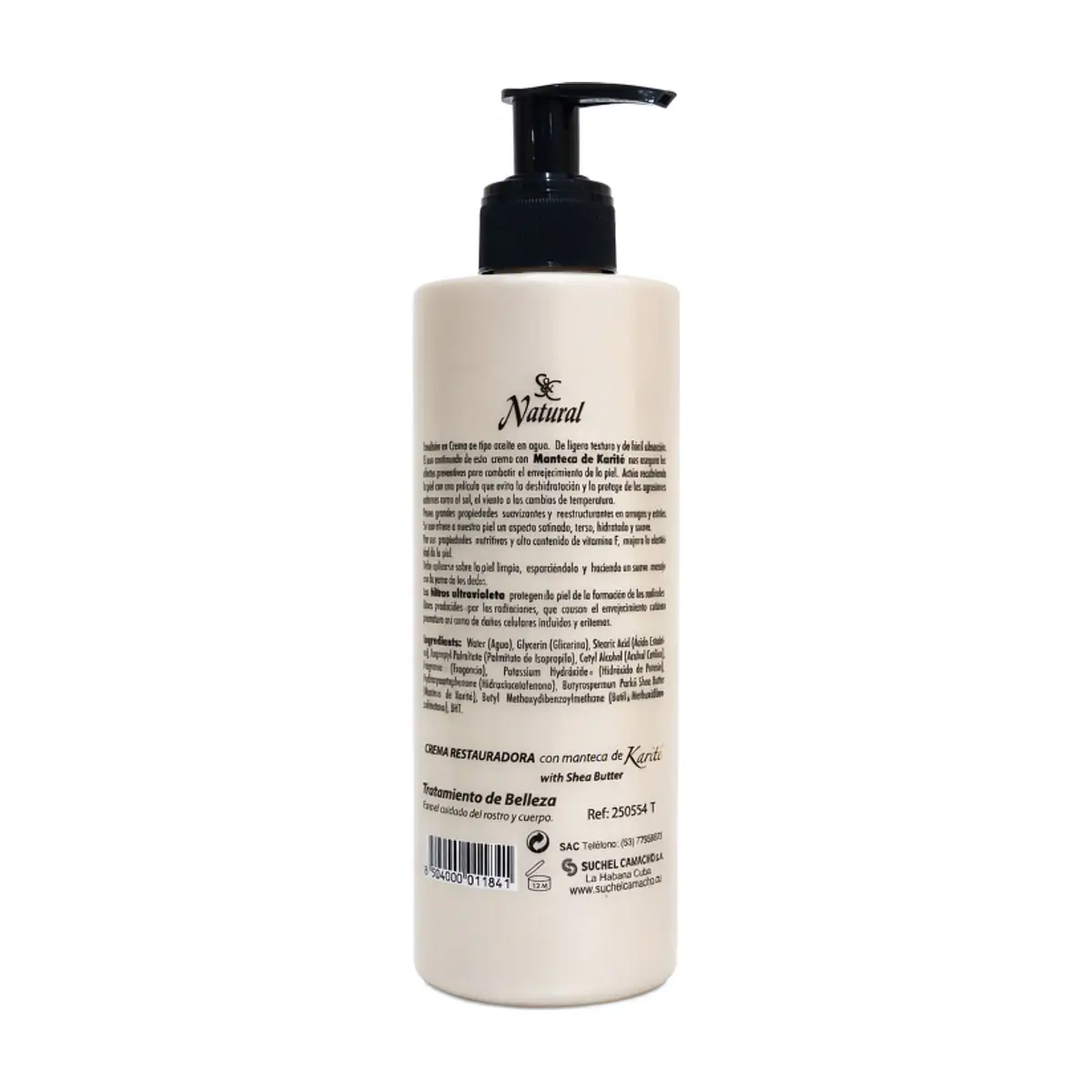 Crema restauradora con manteca de karité para rostro y cuerpo Natural S&C (390 g / 13.8 oz) - Thumbnail 2