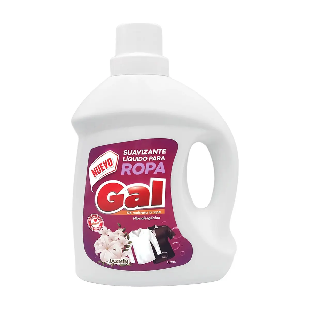 Suavizante líquido para ropa hipoalergénico aroma a jazmín Gal (2 L)