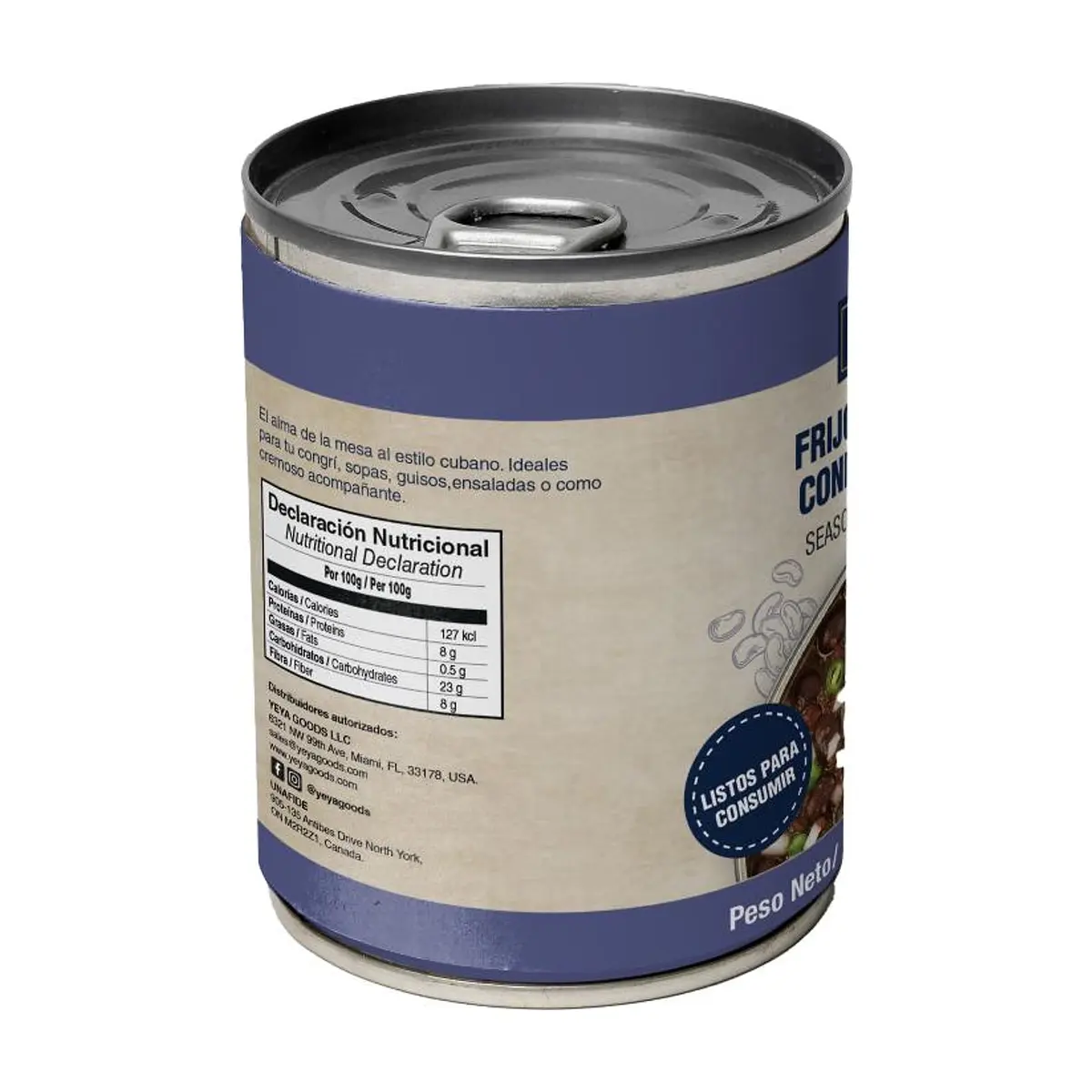 Frijoles Negros Condimentados YEYA (400 g / 14.1 oz) - Thumbnail 4