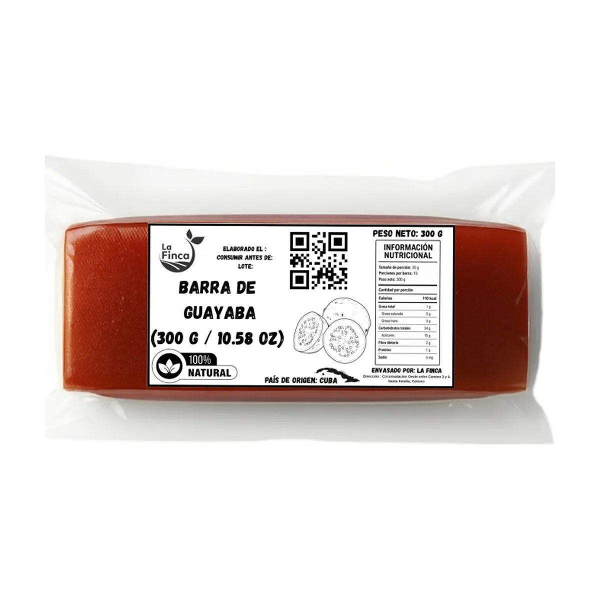 Barra de guayaba La Finca (300 g / 10.58 oz) - Thumbnail 2