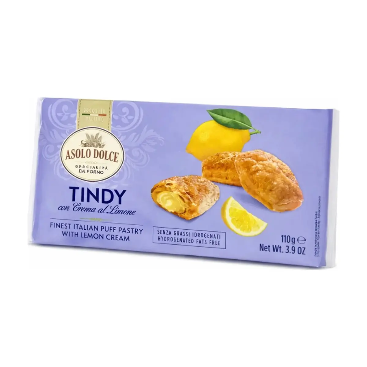 Dulce de hojaldre con crema de limón - Imagen 1