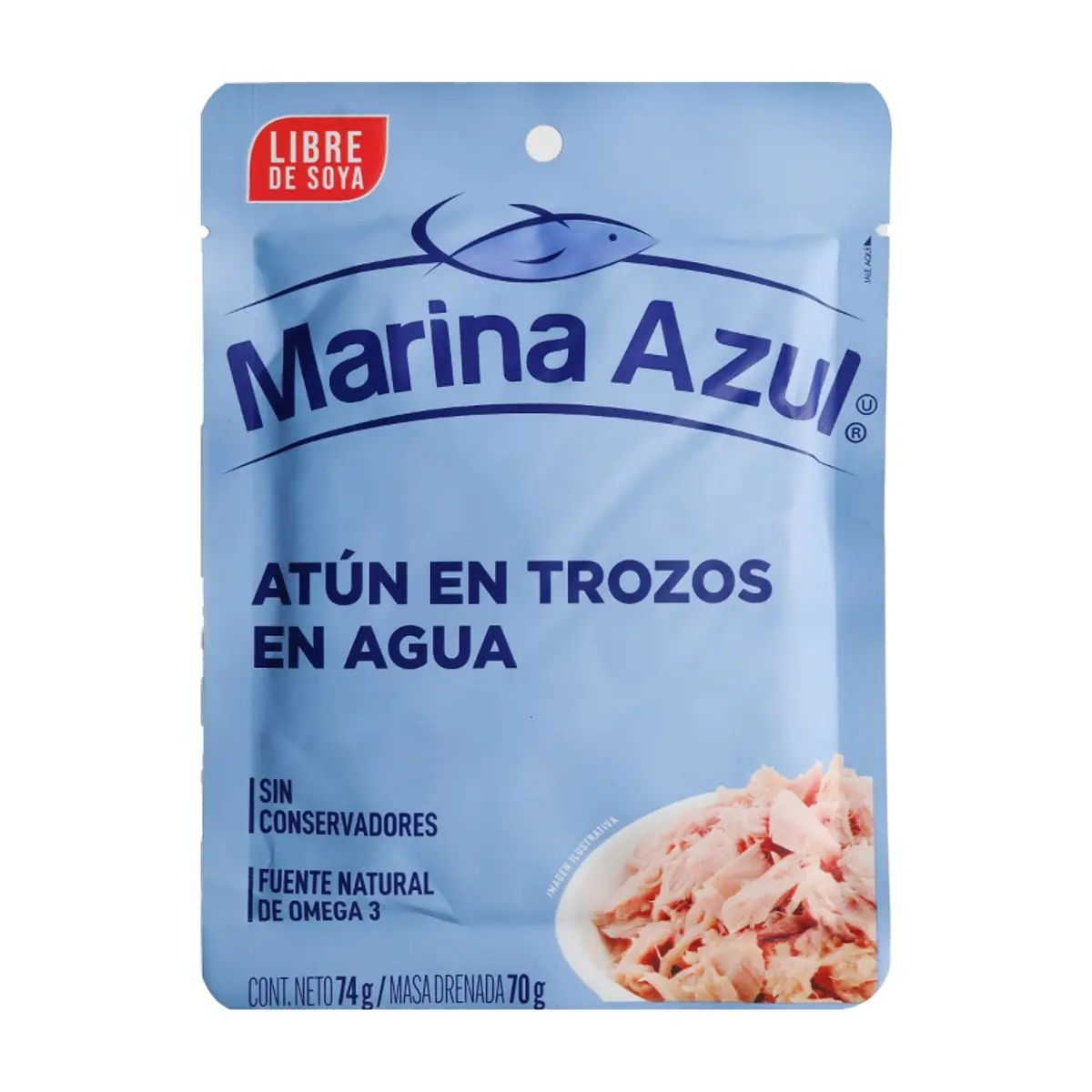 Atún en trozos en agua Marina Azul (74 g / 2.6 oz) - Thumbnail 3