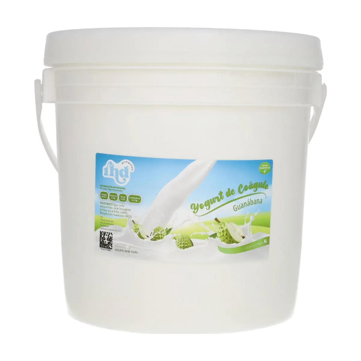 Yogurt probiótico de coágulo sabor guanábana RHD (4 L) - Miniatura 1