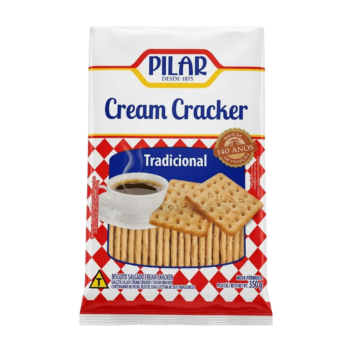 Galletas saladas cream cracker tradicional Pilar (350 g / 12.3 oz)