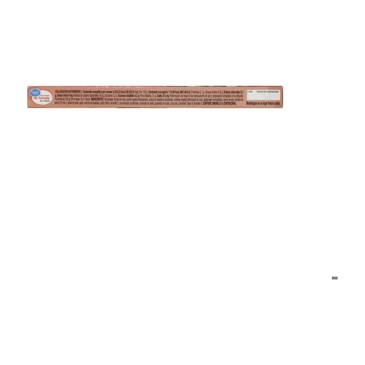 Sazonador de tomate en cubos Great Value (110 g / 3.88 oz) - Thumbnail 3