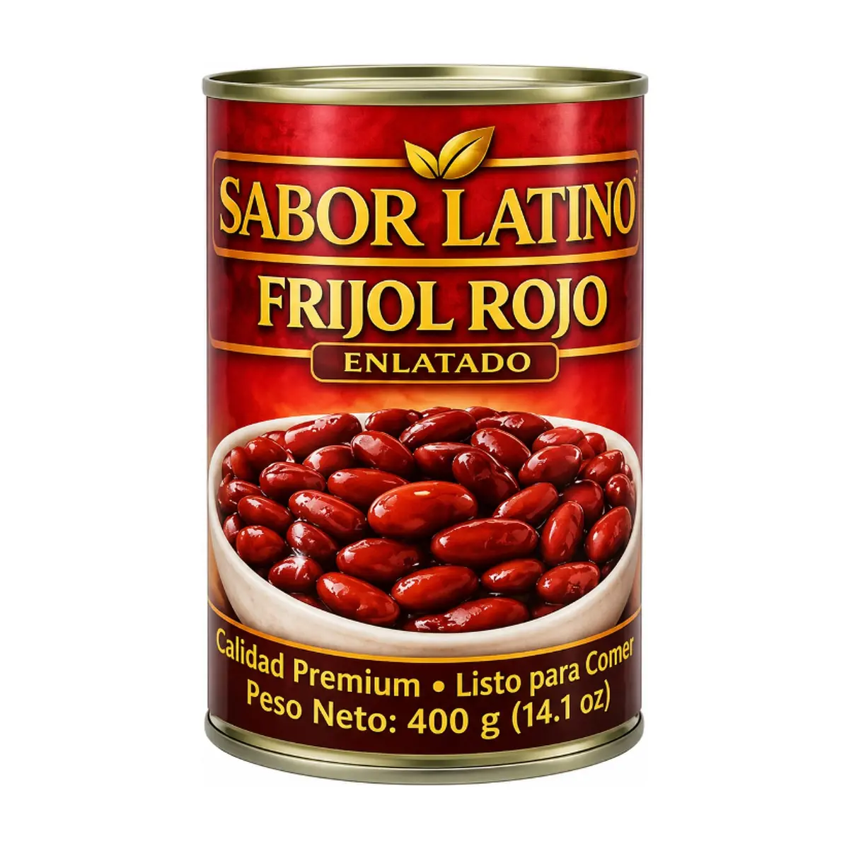 Frijoles rojos enlatados Sabor Latino (400 g / 14.1 oz) - Miniatura 1