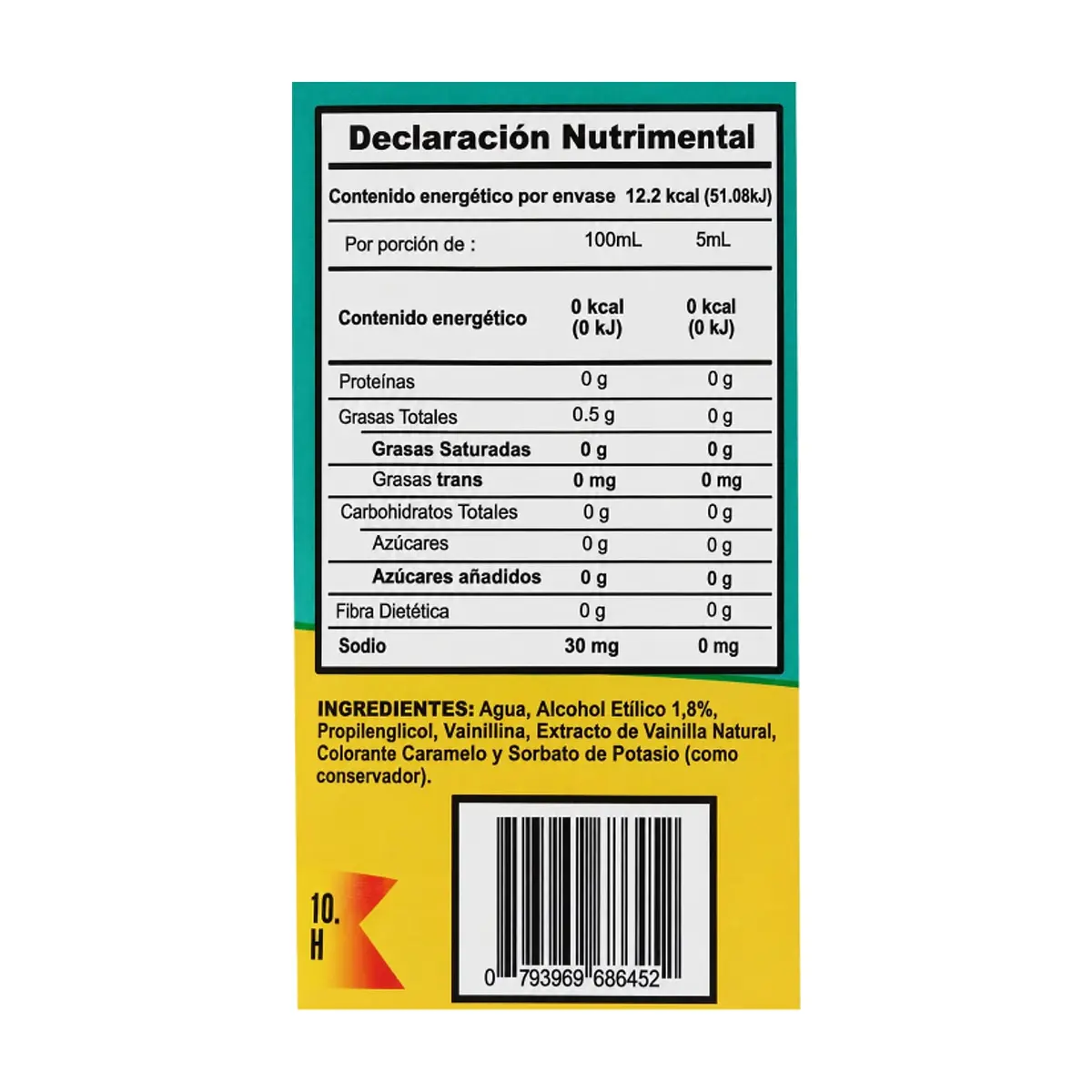 Saborizante natural vainilla KDM Gold (250 ml) - Thumbnail 3