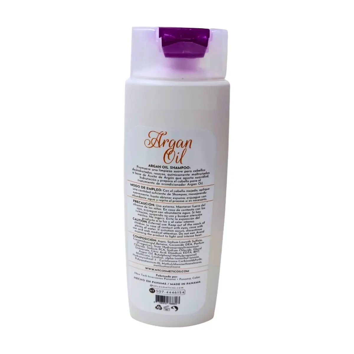 Champú sin sal a base de aceite de argán Brazilian Wow NT (500 ml / 17.6 fl.oz) - Thumbnail 2