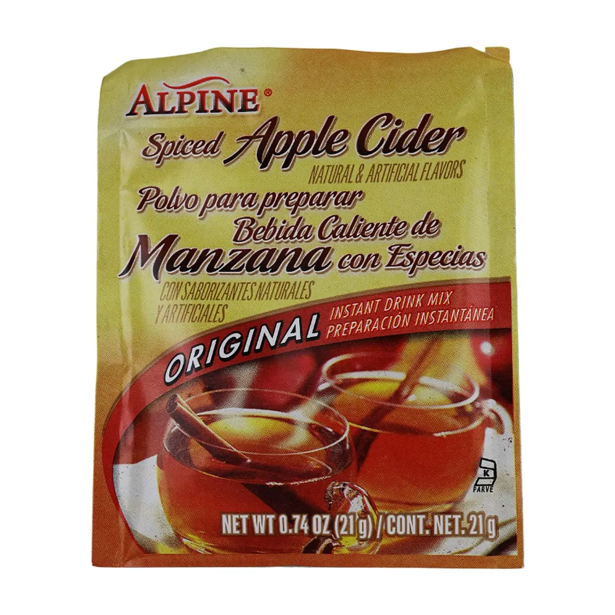 Polvo para preparar bebida caliente de manzana con especias Alpine (21 g / 0.74 oz) - Thumbnail 4