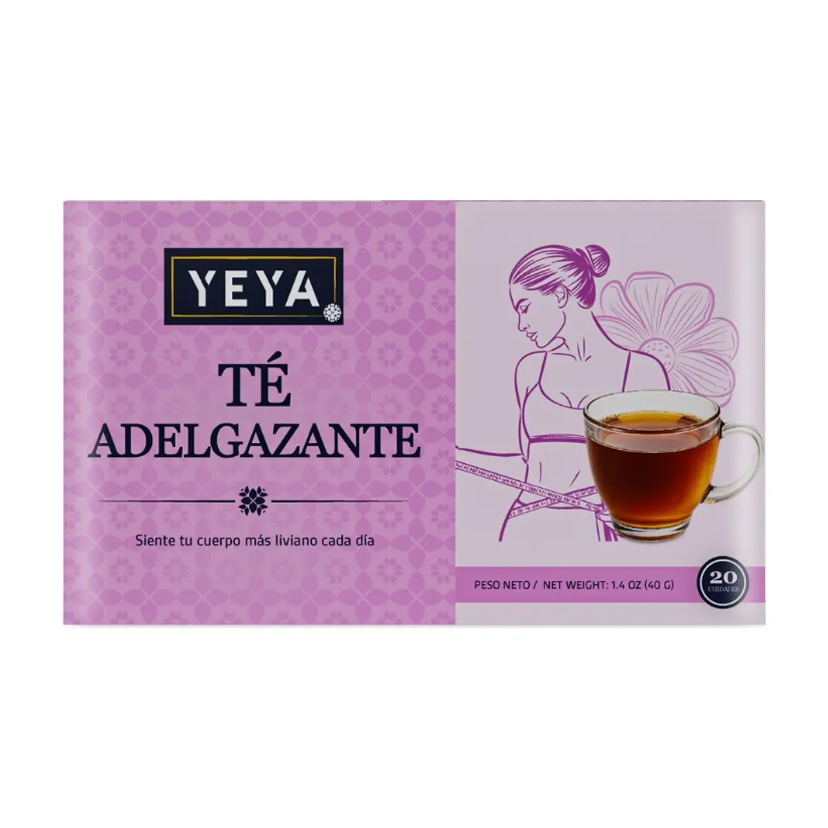 Té adelgazante YEYA (60 x 40 g / 1.4 oz) - Thumbnail 3