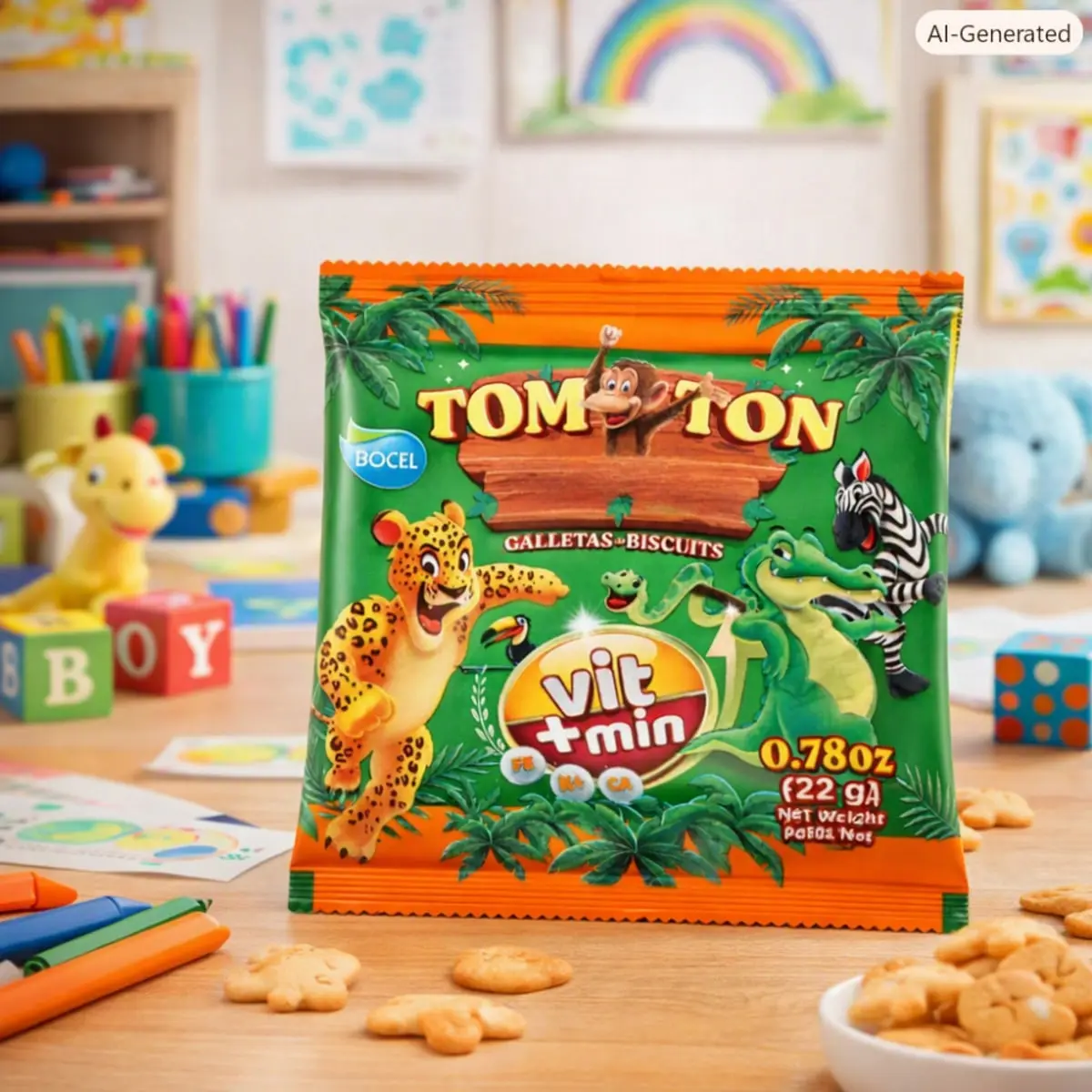 Galletas con forma de animales Tom Ton (22 g / 0.78 oz) - Thumbnail 4