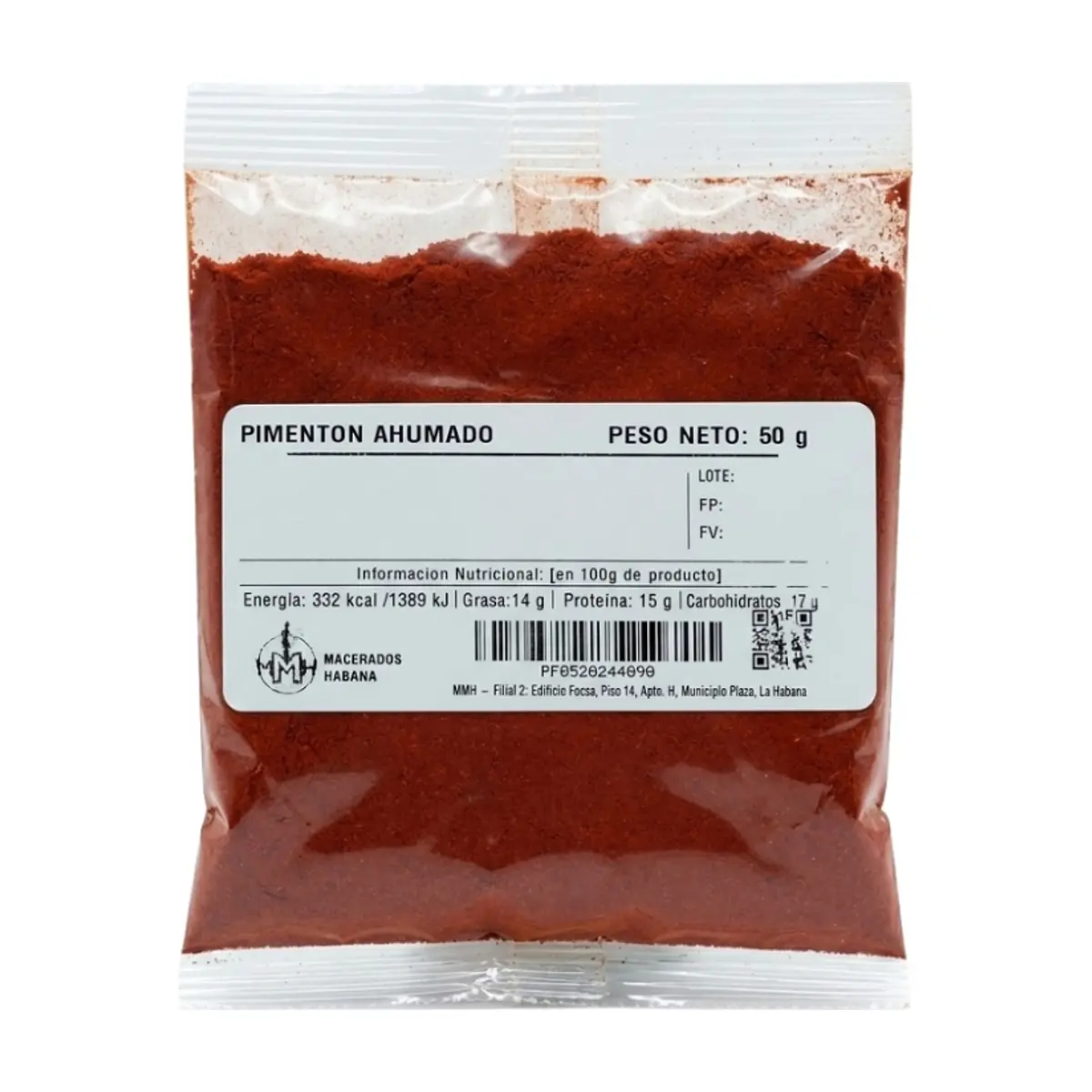 Pimentón Ahumado Macerados Habana (50 g / 1.76 oz) - Imagen 1