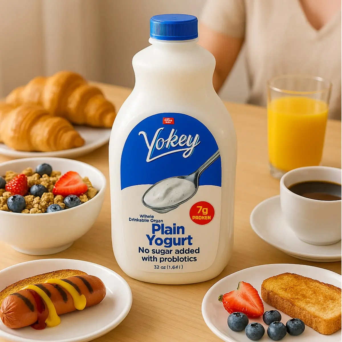 Yogurt natural sin azúcar con probióticos Yokey (1.54 L) - Miniatura 5