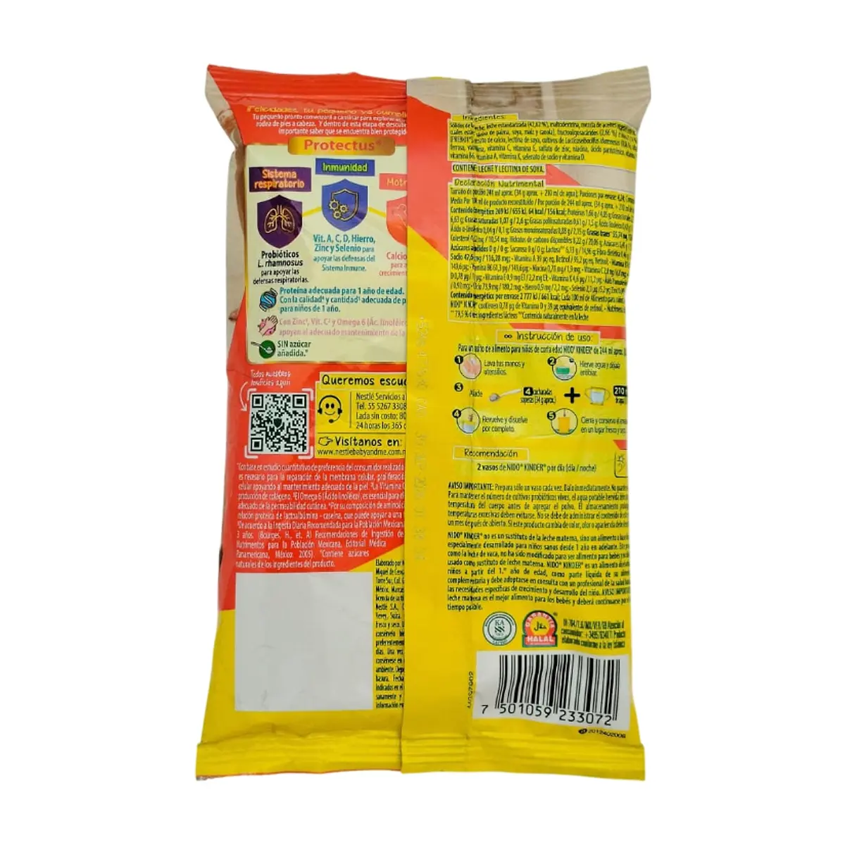 Alimento fortificado a base de leche para niños de 1 a 3 años Nestlé Nido (144 g / 5.07 oz) - Thumbnail 7
