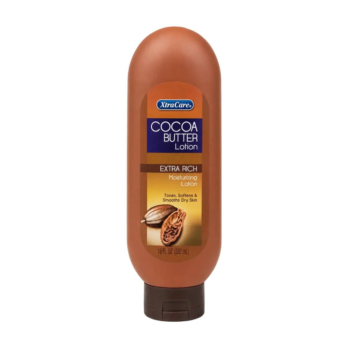 Loción corporal -crema- de manteca de cacao extra rica XtraCare (532 ml / 18 oz)