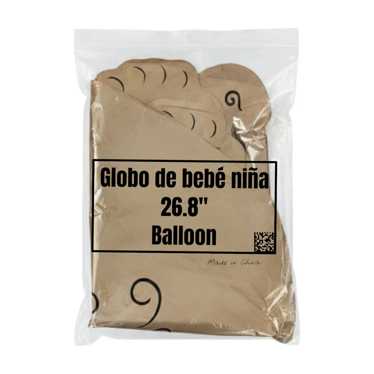 Globo de bebé niña 26.8 pulgadas Balloon - Thumbnail 2