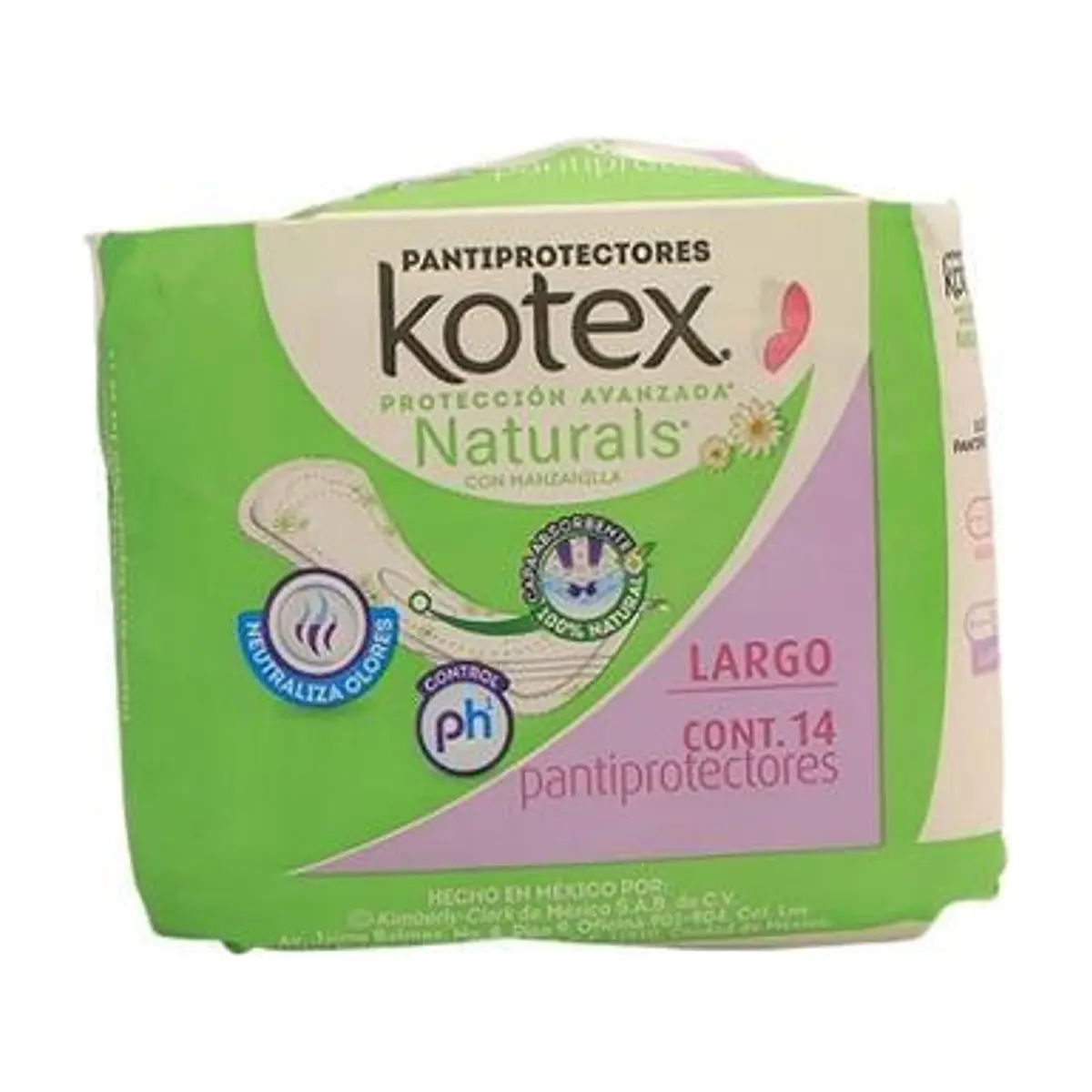 Protectores Naturals Panty Largo (14u) KOTEX
