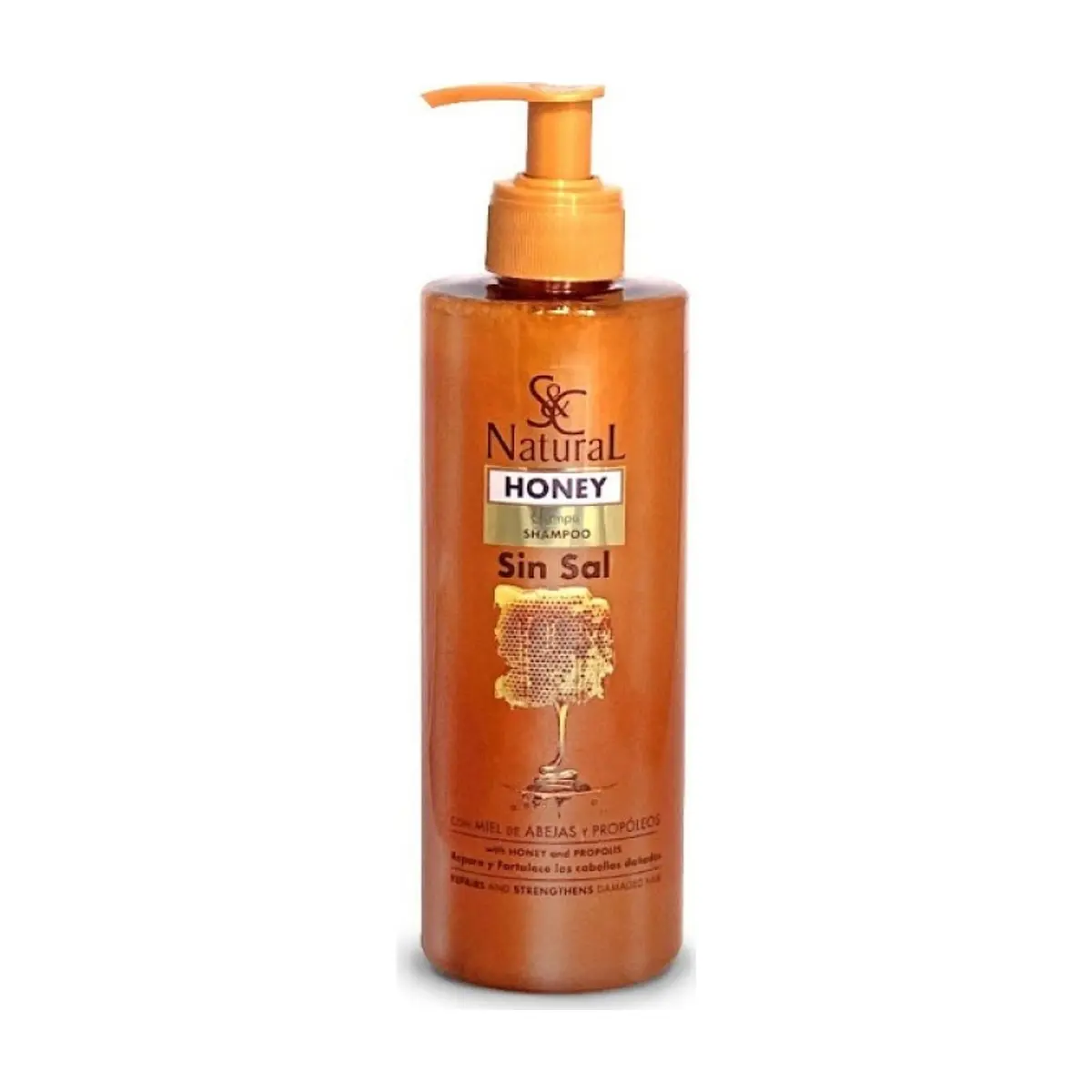 Champú sin sal con miel de abejas y propóleos Suchel Camacho (400 ml) - Miniatura 1