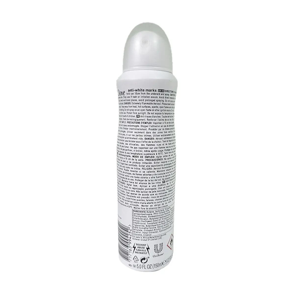 Desodorante en spray invisible dry Dove (150 ml / 5 fl oz) - Thumbnail 2