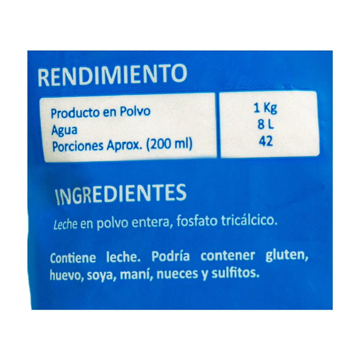 Leche en polvo (3 x 1 Kg) - Thumbnail 4