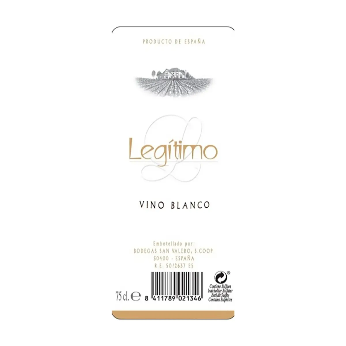 Vino blanco Legítimo (750 ml) - Thumbnail 3