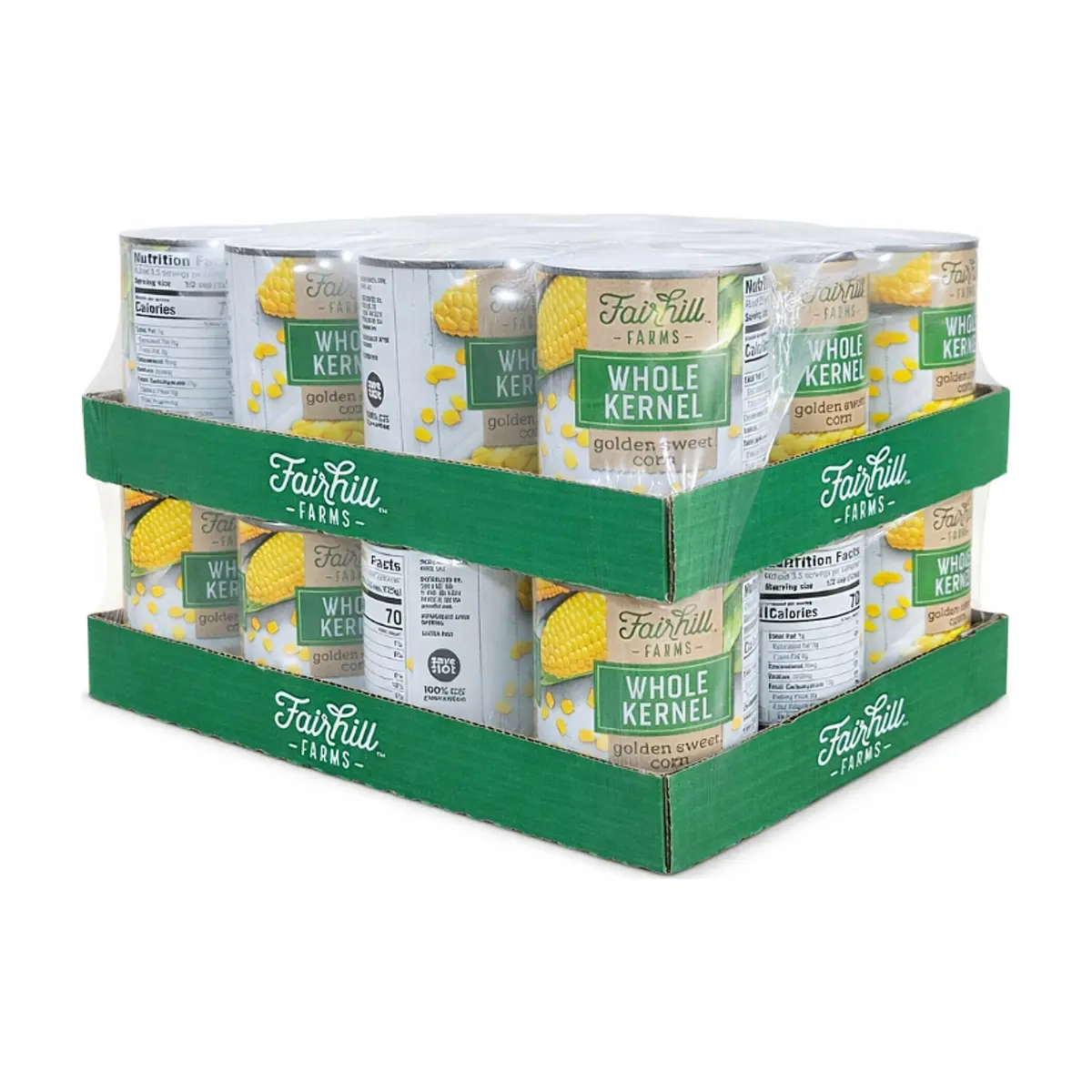 Maíz dulce dorado de grano entero Fairhill Farms (24 x 432 g / 15.25 oz)