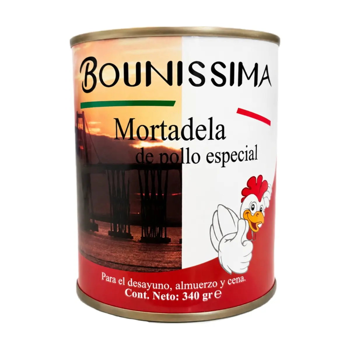 Mortadela de pollo especial Bounissima (340 g / 11.99 oz) - Miniatura 1