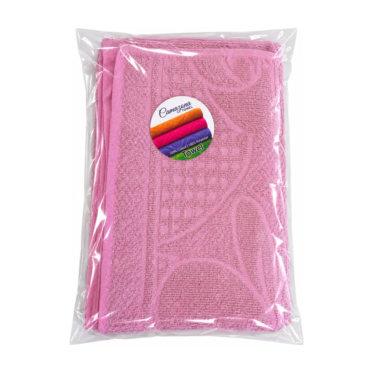 Toalla rosado claro 71.12 × 147.32 cm Camazona - Miniatura 2