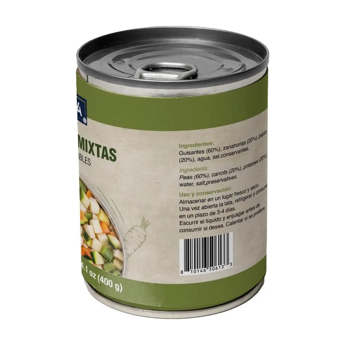 Verduras Mixtas YEYA (400 g / 14.1 oz) - Thumbnail 4