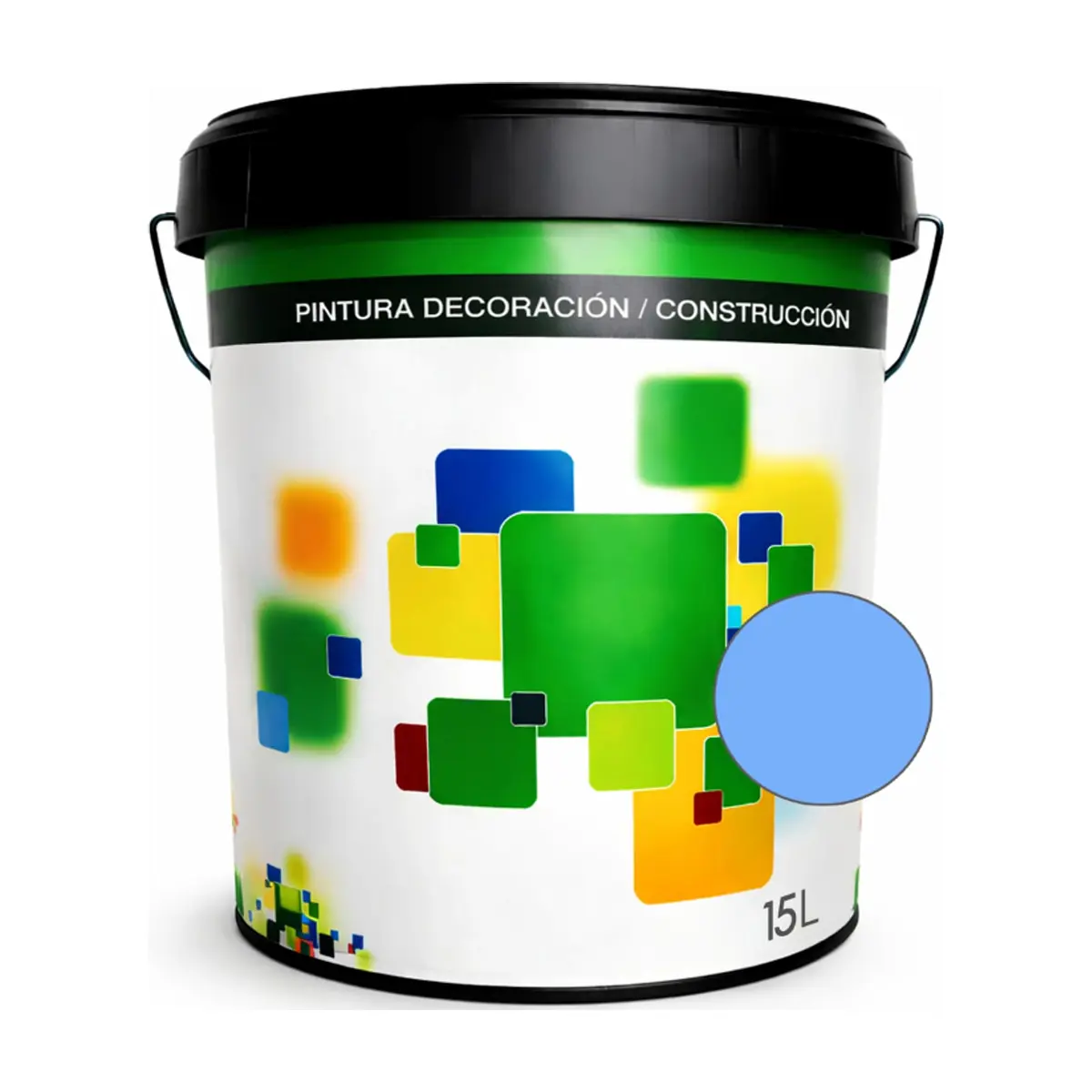 Pintura acrílica interior de color azul pastel Flash Euro Campi (15 L) - Miniatura 1