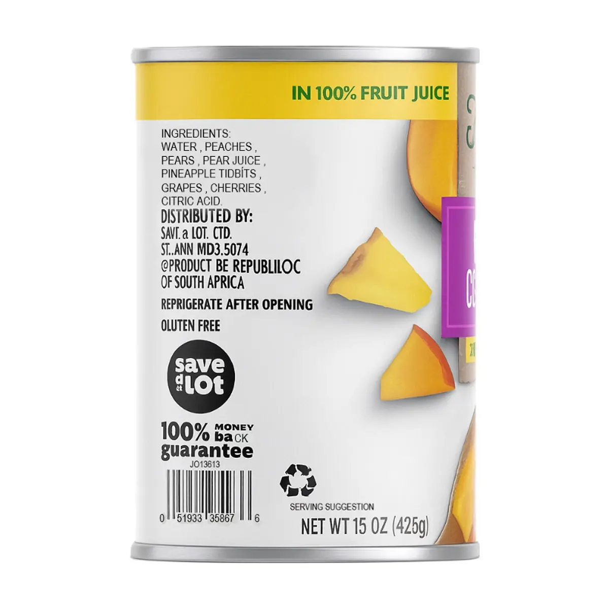 Cóctel de frutas Fairhill (425 g / 15 oz) - Thumbnail 5