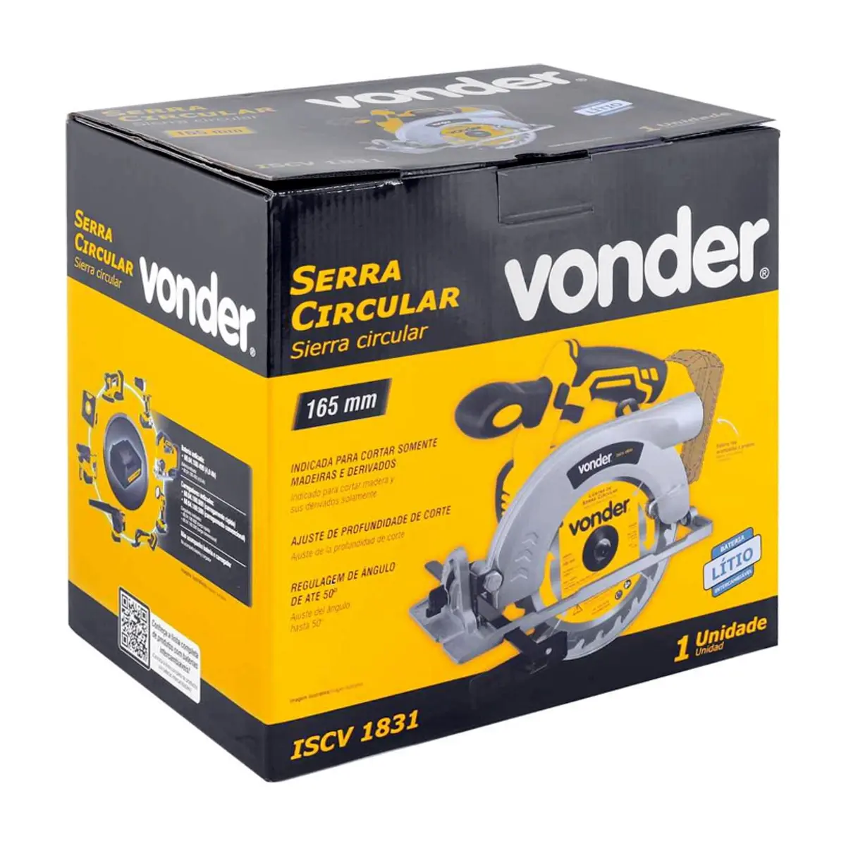 Sierra circular Vonder ISCV1831 - Thumbnail 4