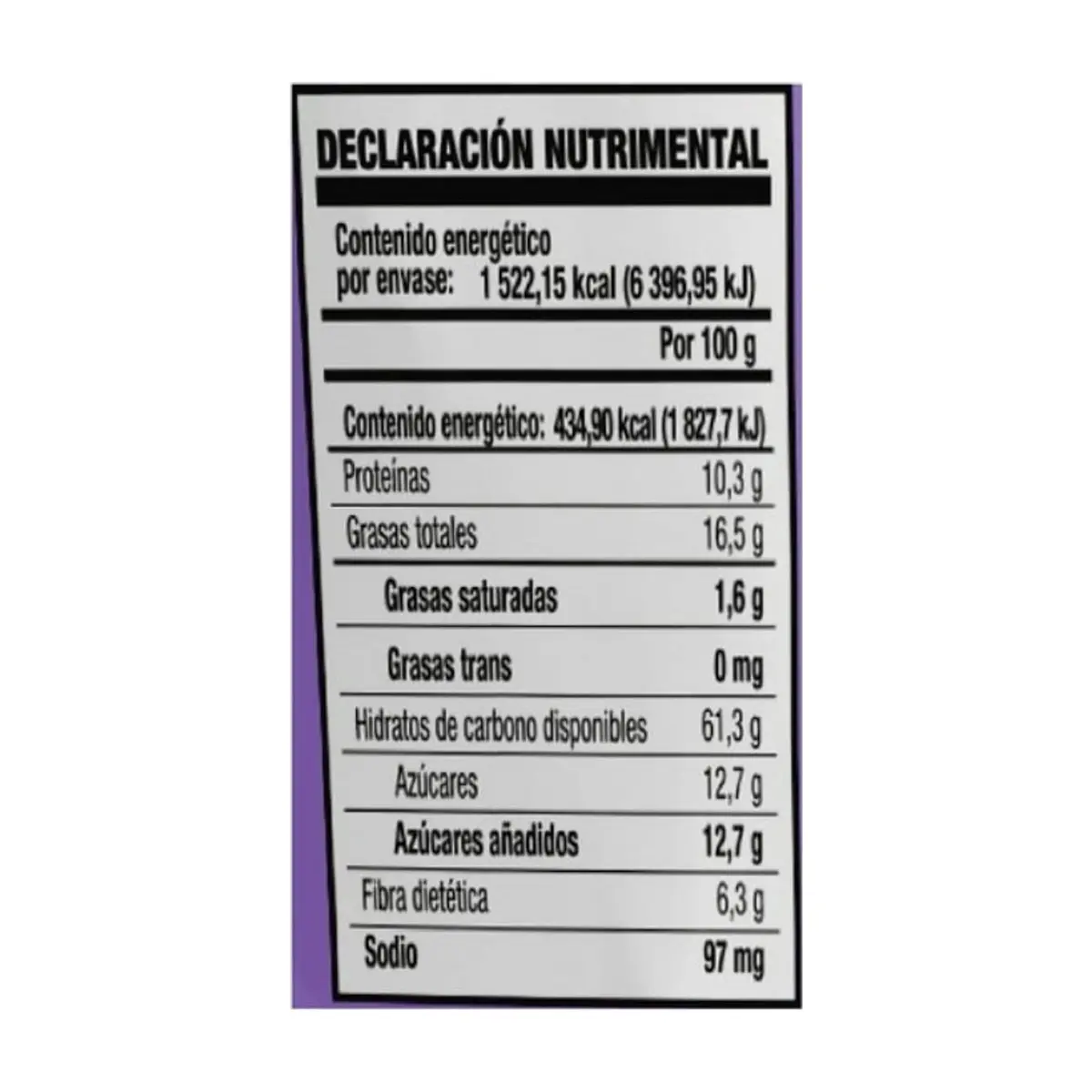 Granola con almendra, arándano y mora azul Great Value (300 g / 10.58 oz) - Thumbnail 2