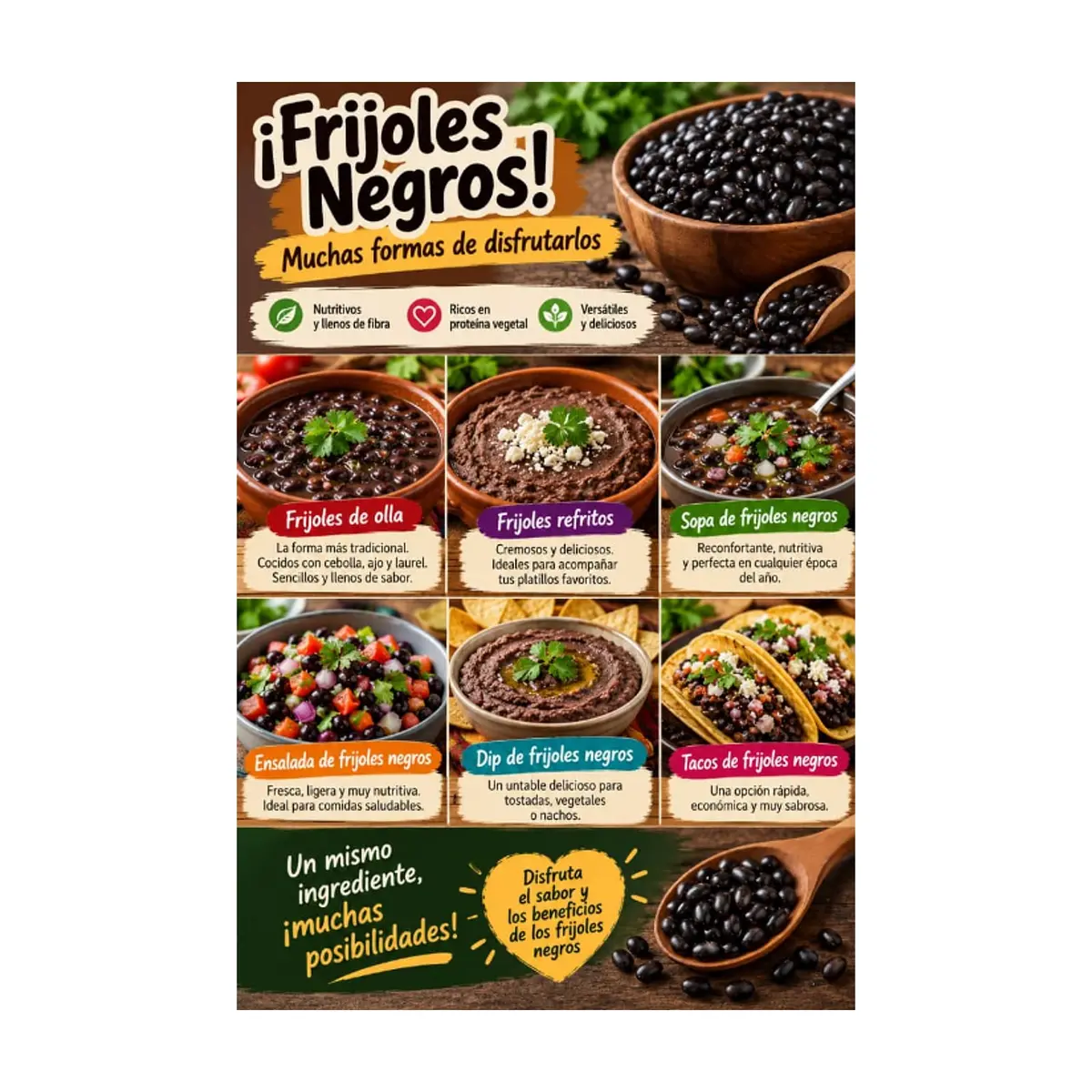 Frijol Negro Selección Hernández (907 g / 2 lb) - Miniatura 4