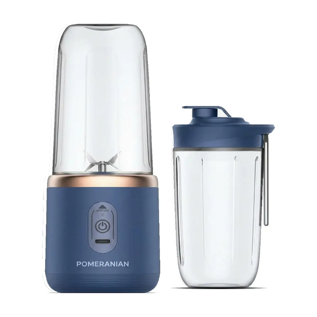 Juguera pequeña eléctrica portátil multifunción Pomeranian (400 ml / 13.53)